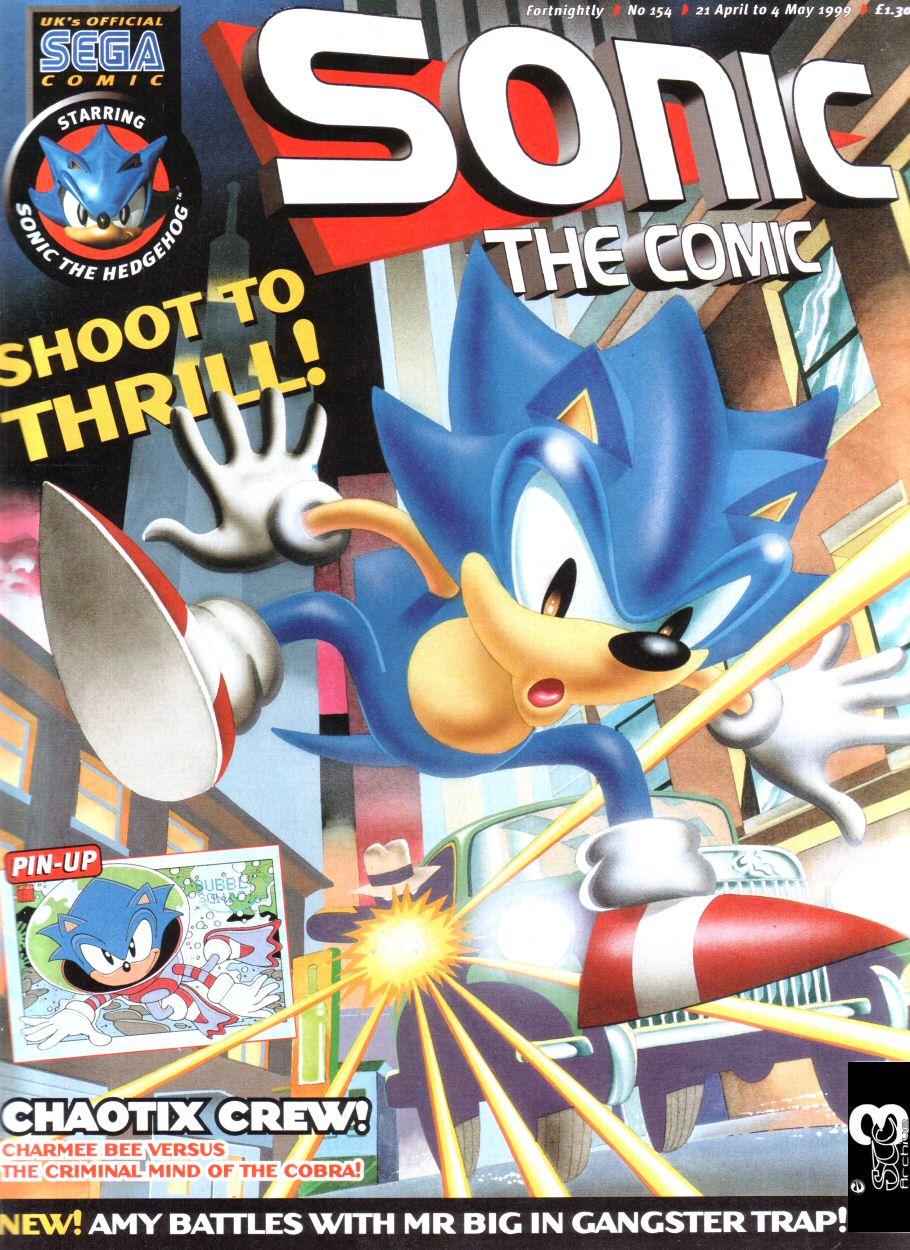 Sonic - The Comic Issue No. 154 Cover Page